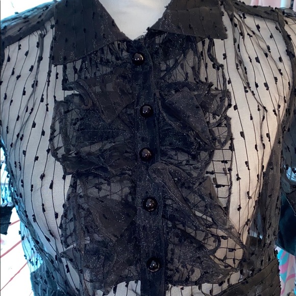 Vintage Betsey Johnson Top Sz 8 - Picture 6 of 7
